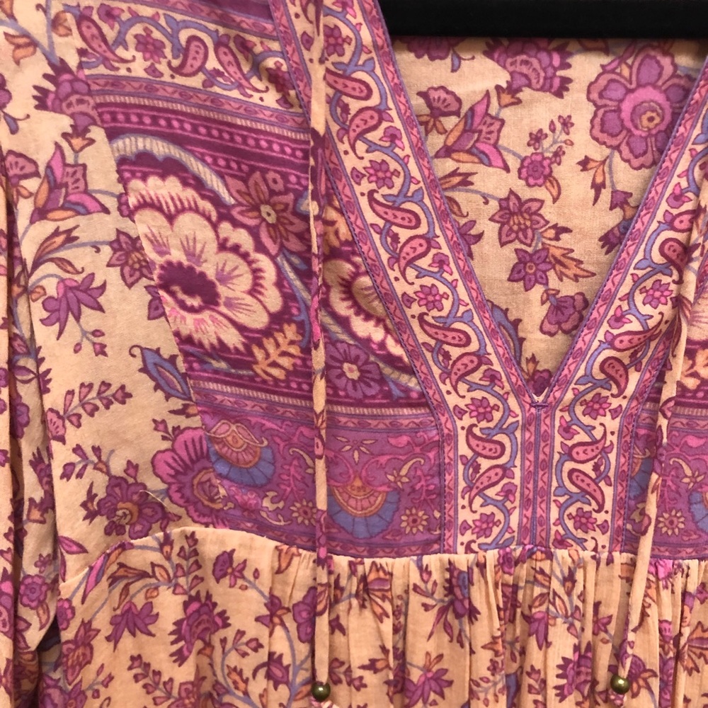 Spell Folk Song Boho Dress in Blossom - Picture 9 of 12